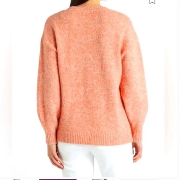 Pink CloverStitch fix Soft Peach Crewneck Sweater NEW size XL - Picture 2 of 12